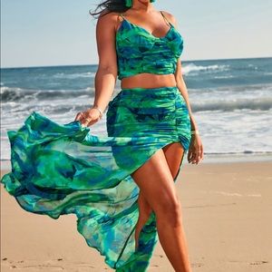 Beachy nights skirt set